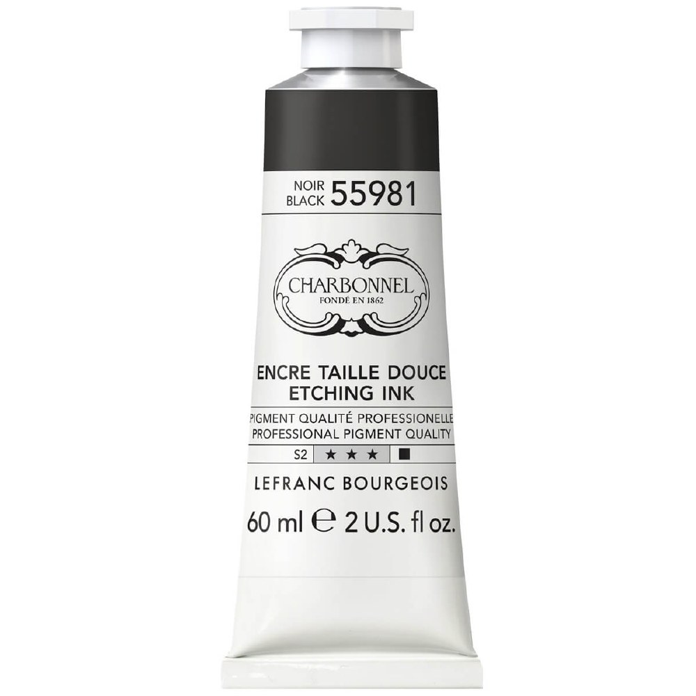 Charbonnel Etching Ink 60ml Black 55981